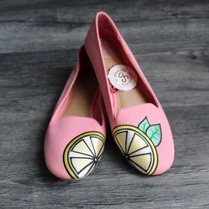 SO® Anchovy Women's Lemon Ballet Flats